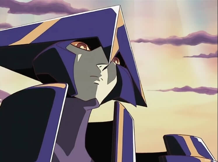 A close-up shot of Melan Blue.